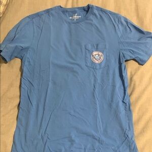 Men's Blue Graphic T-Shirt Vineyard Vines Lacrosse S